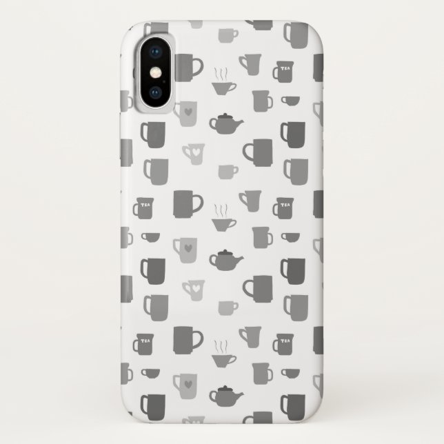 Tea time cups and mugs Case-Mate iPhone case (Back)