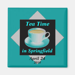 Tea Time Customizable Magnet