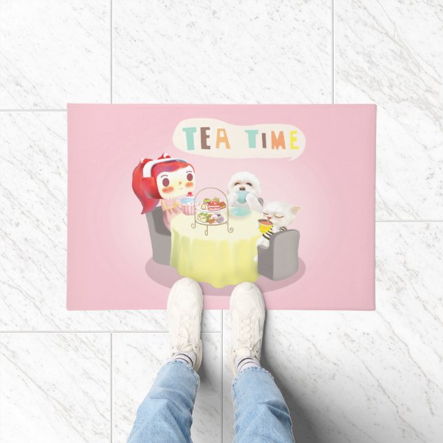 Tea Time Doormat (Indoor)