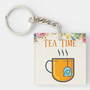 Tea Time Keychain