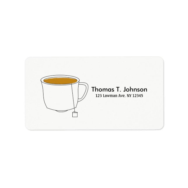 Tea Time Label (Front)