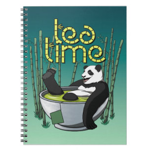 Tea Time Panda Notebook