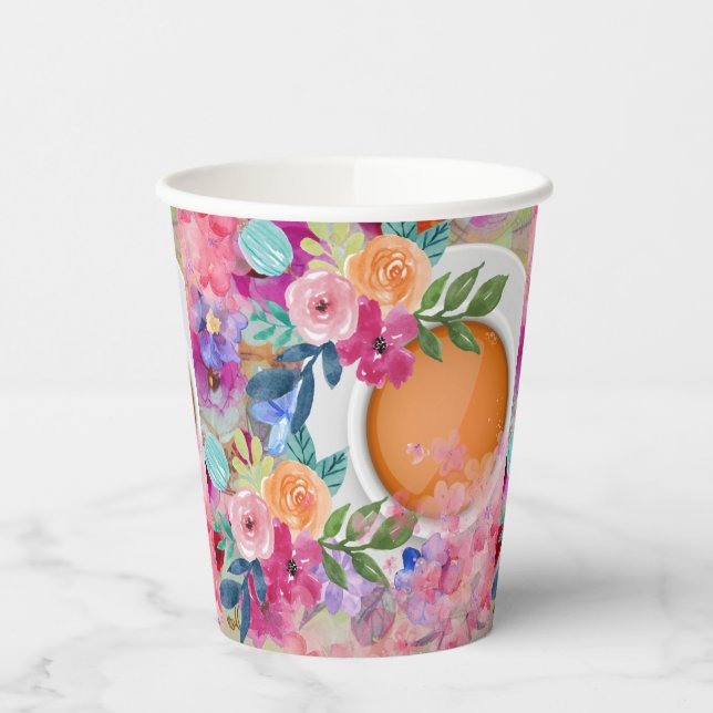 Tea Time Paper Cups (Left)