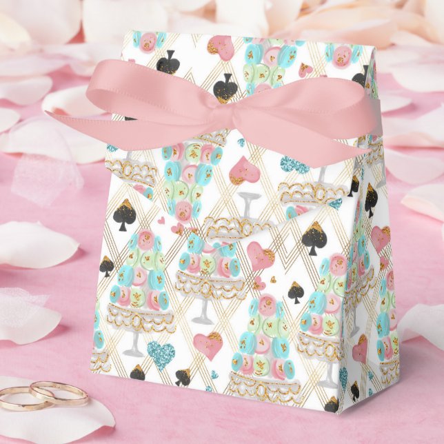 Tea Time Pattern Favor Box (Wedding)