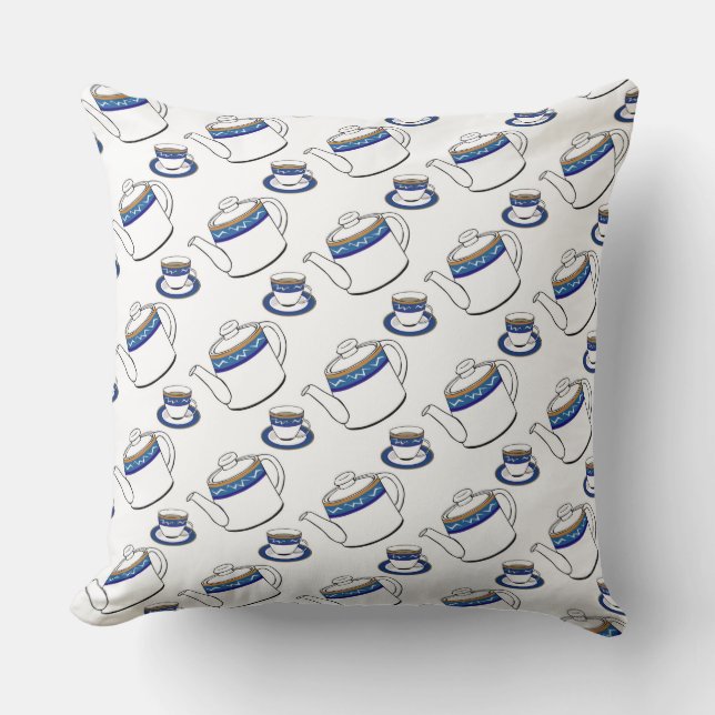 tea time pillow (Front)