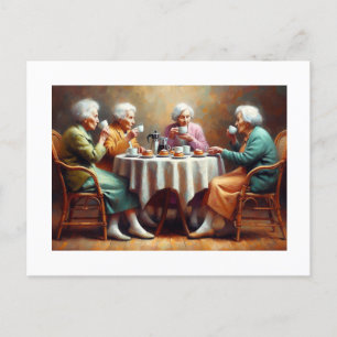 Tea Time, Postcard