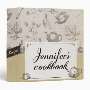 Tea Time Recipe Binder