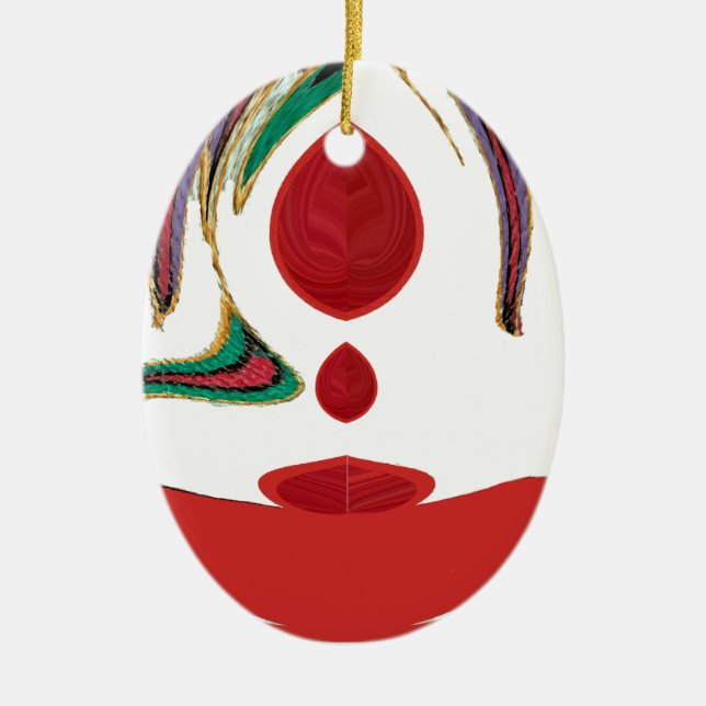Tea Time Red Tea.png Ceramic Ornament (Front)