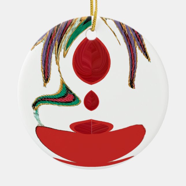Tea Time Red Tea.png Ceramic Ornament (Front)