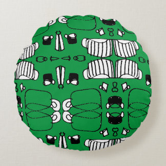 Tea Time Round Pillow