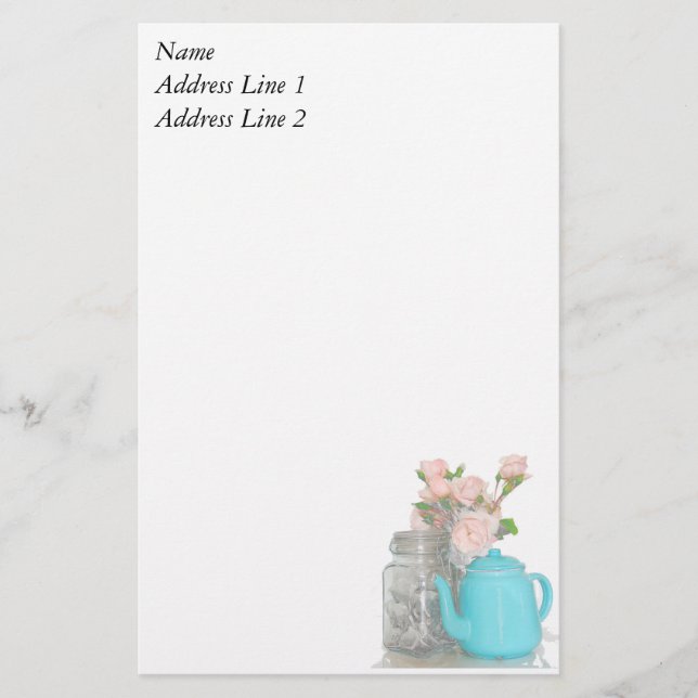 Tea Time Stationery (Front)