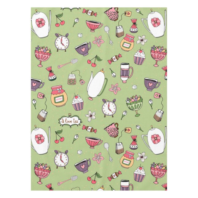 Tea Time Tablecloth (Front)