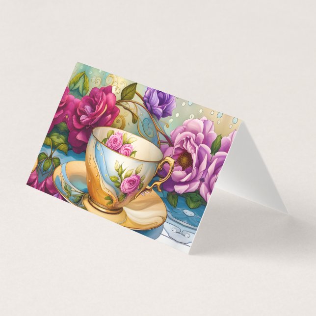 Tea Time - Tea Cup Art (Front)