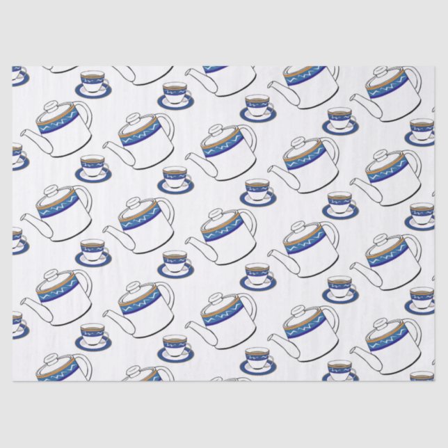 tea time tissue paper (Front)