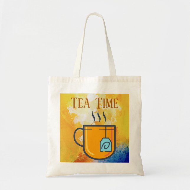 Tea Time Tote Bag (Front)