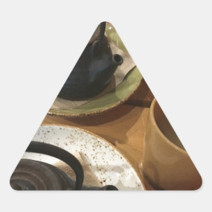 Tea Time Triangle Sticker