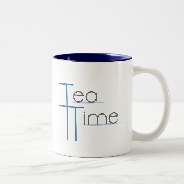 Tea Time Two-Tone Coffee Mug (Right)