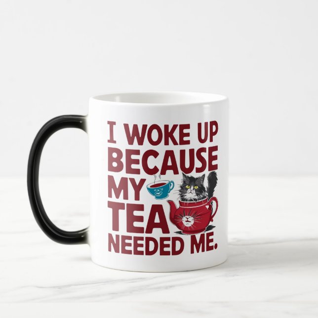 Tea time wake up magic mug (Left)