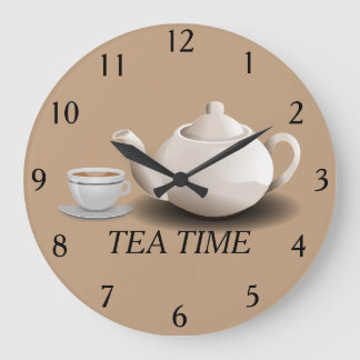 Tea Time Wall Clock