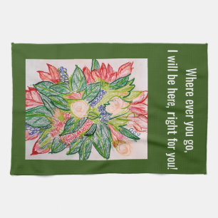 Tea Towel Basket without Handle