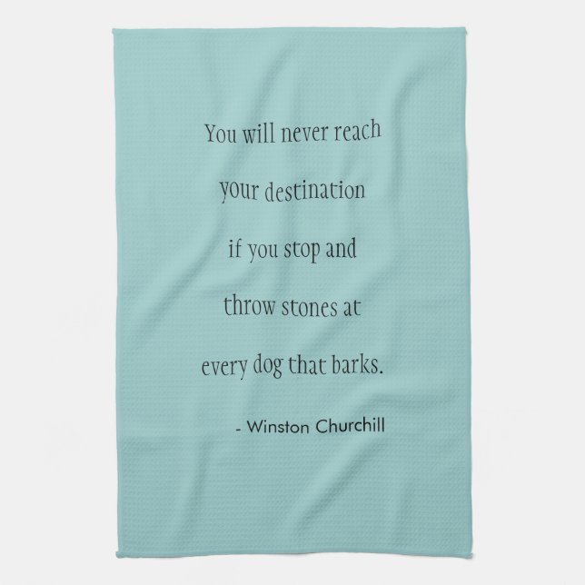 Tea Towel - eyes on the prize (Vertical)