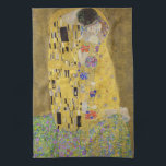 TEA TOWEL : GUSTAV KLIMT : THE KISS<br><div class="desc">TEA TOWEL : GUSTAV KLIMT : THE KISS</div>