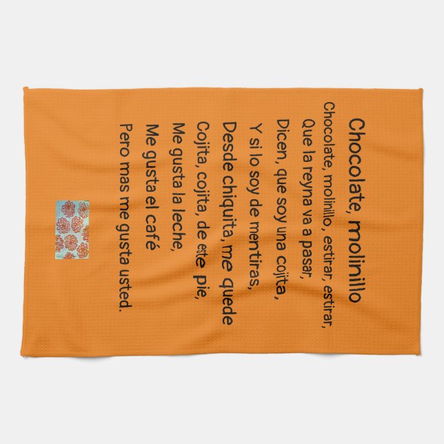 Tea Towel Marigolds (Horizontal)