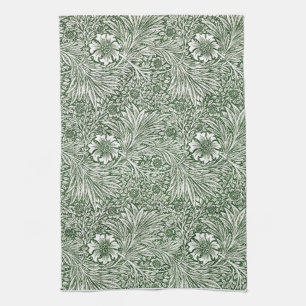TEA TOWEL : WILLIAM MORRIS : MARIGOLDS