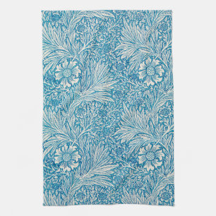 TEA TOWEL : WILLIAM MORRIS : MARIGOLDS