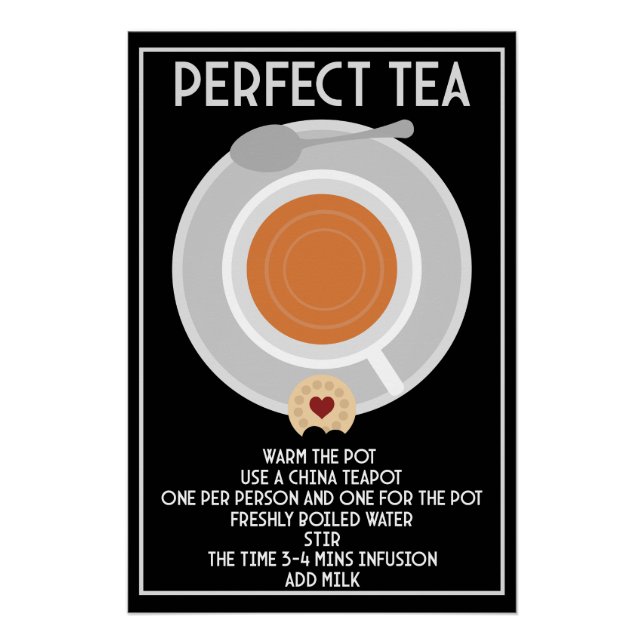 Tea Wall Art Poster Print (Front)