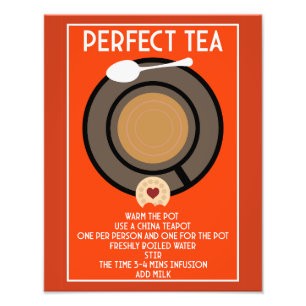 Tea Wall Art Poster Print