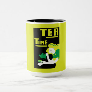 Tea Wall Art Poster Print Mug
