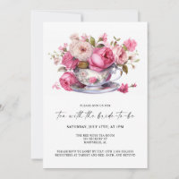 Tea With The Bride-To-Be Bridal Shower Tea Party