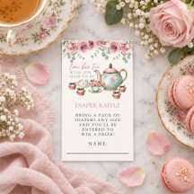 Tea with the Mom-to-be Baby Shower Diaper Raffle