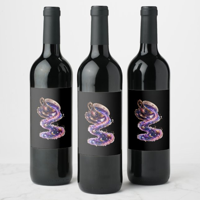 Tea with the Universe Wine Label (Bottles)