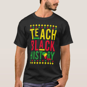Teach Black History Month Afro African Pride Boys T-Shirt