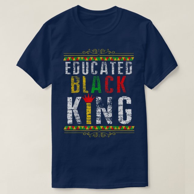 Teach Black History Month Kids Proud African Pride T-Shirt (Design Front)