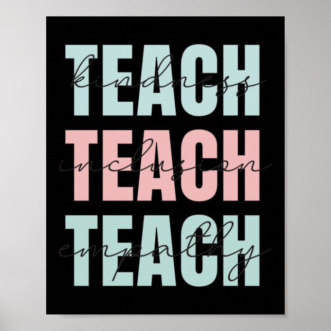 Teach Kindness  Poster (Front)