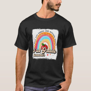 Teach Love Inspire 3rd Grade Teacher Back To Schoo T-Shirt