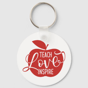 Teach Love Inspire Keychain