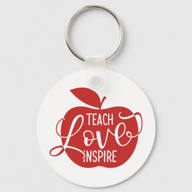 Teach Love Inspire Keychain (Front)