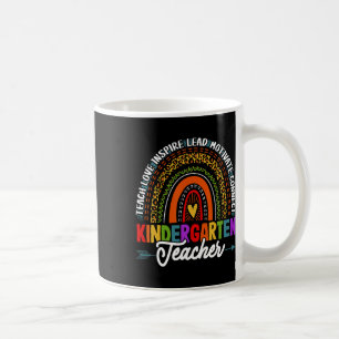 Teach Love Inspire Kindergarten Teacher Byck To Sc Coffee Mug
