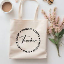 Teach Love Inspire Listen Encourage teacher gift
