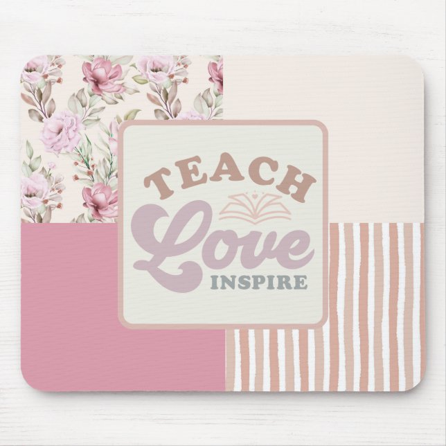Teach Love Inspire Mouse Pad (Front)