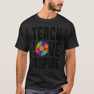 Teach Love Inspire SPED Teacher Speducator Special T-Shirt