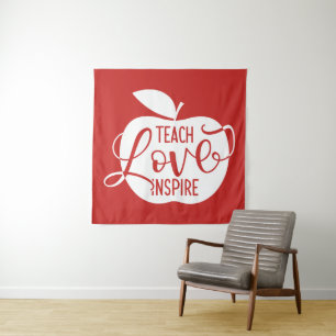 Teach Love Inspire Tapestry