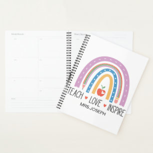 Teach Love Inspire Teacher Planner