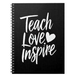 Teach Love Inspire Teacher's Day Gift Teacher Life Notebook
