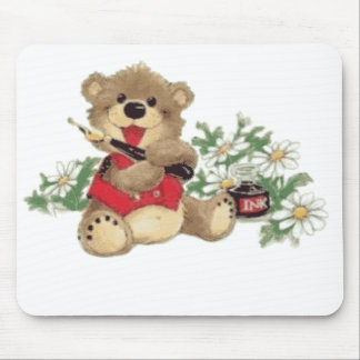 Teach Me To Write Bear Mouse Pad