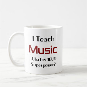 Teach music coffee mug